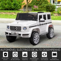 Carro Elétrico Infantil Mercedes Benz G500 12V HOMCOM com Controle
